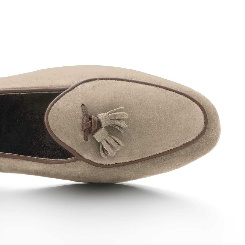 Rubinacci Marphy velour castoro con nappine Moda