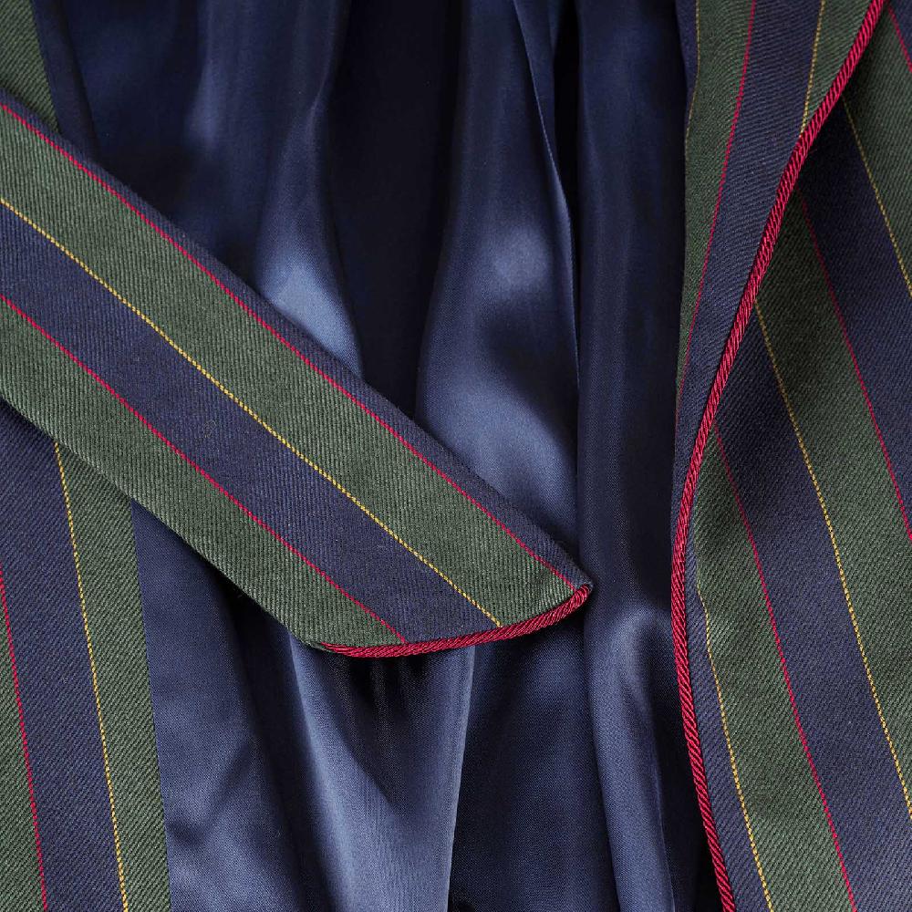 Rubinacci Vestaglia in lana e cashmere rigata Acquista Ora