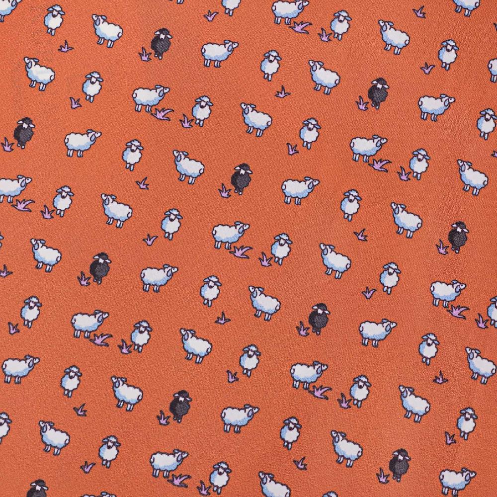 Rubinacci Costume con pecorelle arancio Outlet