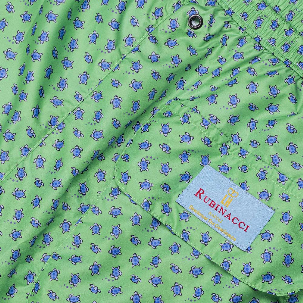 Rubinacci Costume con tartarughe verde In Vendita