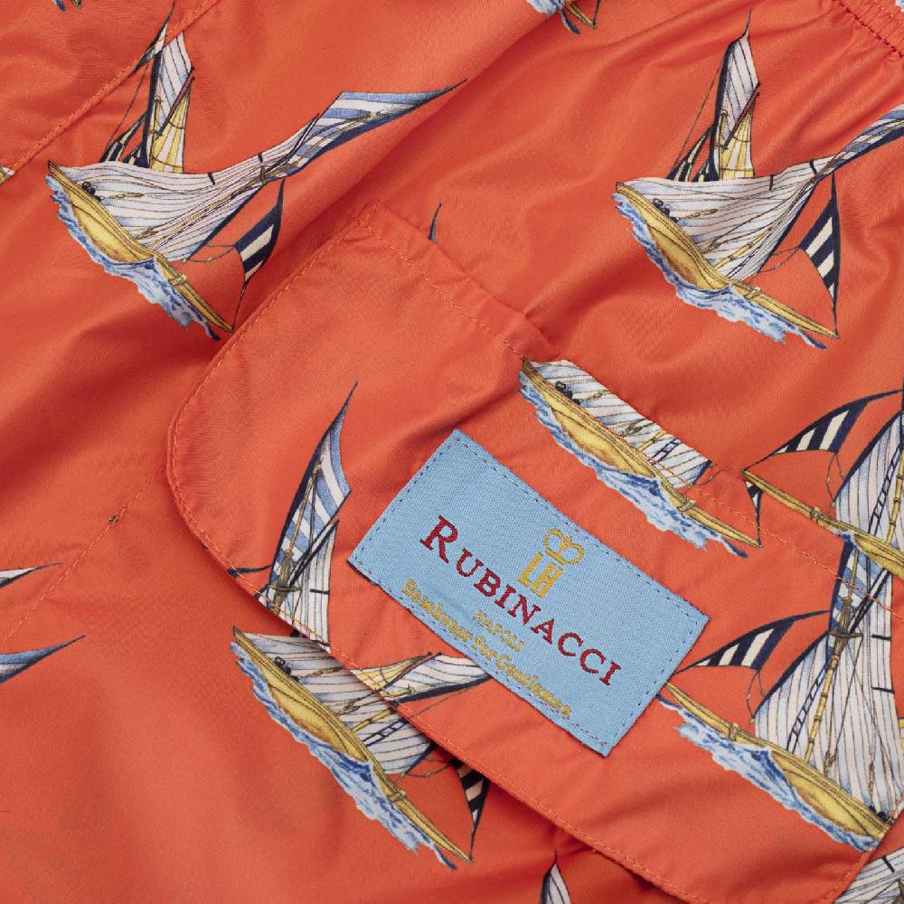Rubinacci Costume match race arancio Saldi