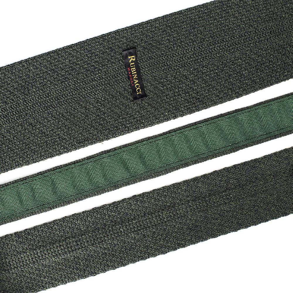 Rubinacci Cravatta in maglia verde Vendita Calda