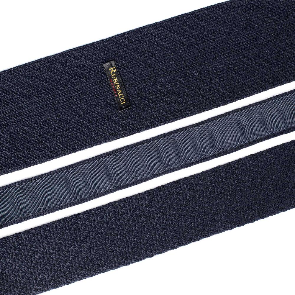 Rubinacci Cravatta in maglia navy blu Negozio