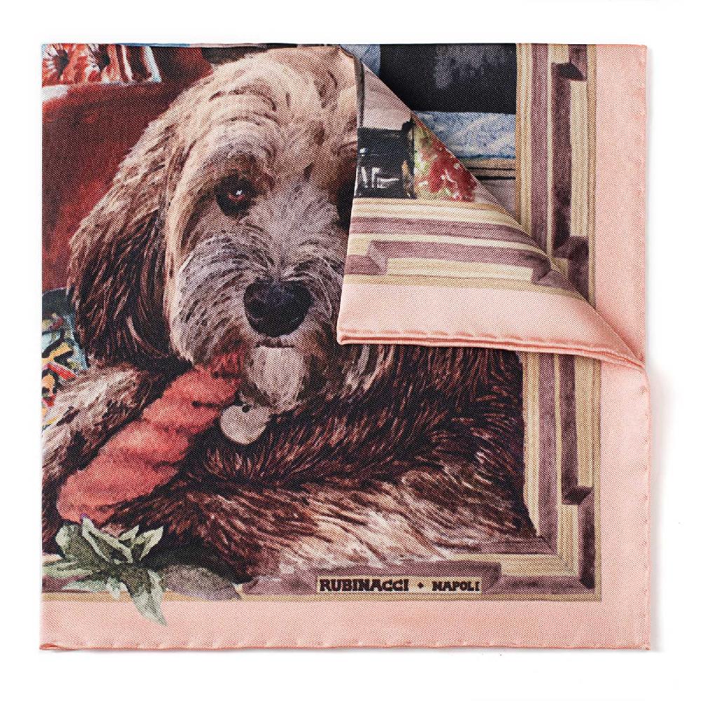 Rubinacci Pochette Bella rosa Qualità Garantita