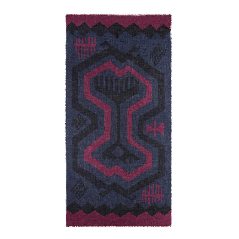 Rubinacci Sciarpa konia bordeaux Saldi Di Fabbrica