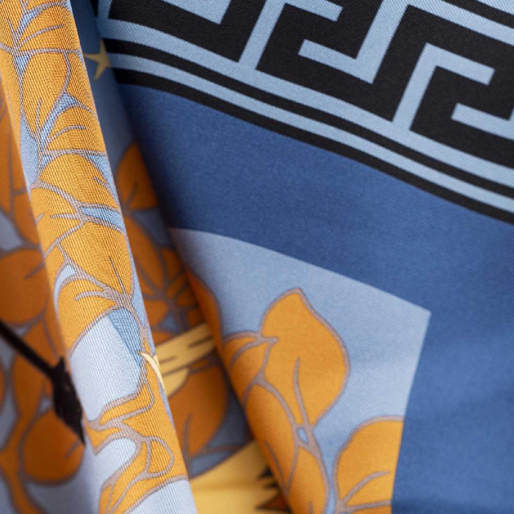 Rubinacci Foulard Artemide e Apollo blu Offerta Anniversario
