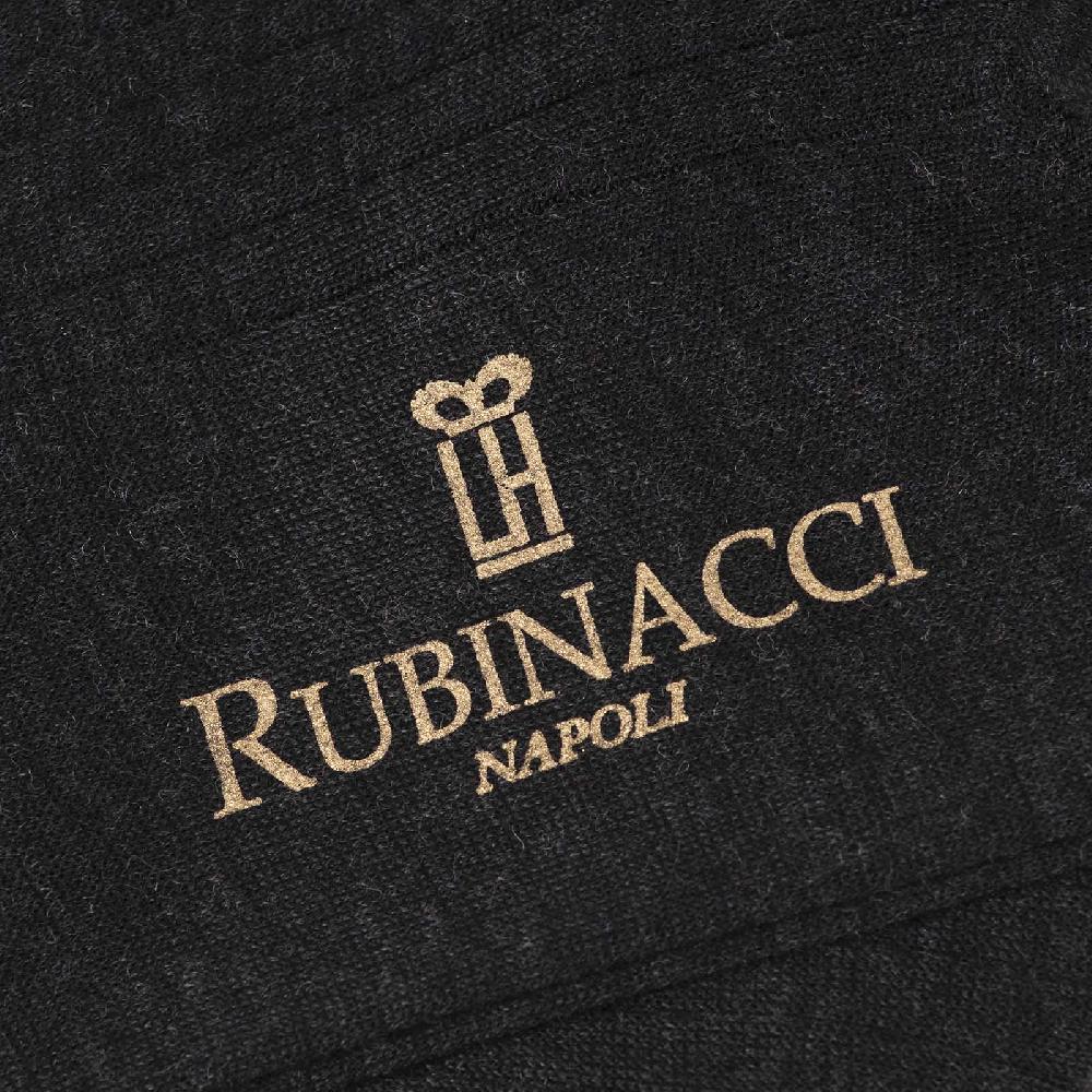 Rubinacci Calze in lana a costina antracite Offerta temporanea