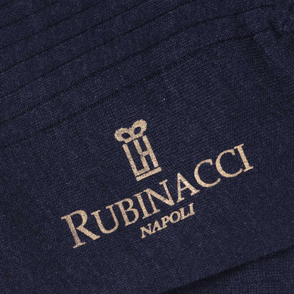Rubinacci Calze in lana a costina blu Offerte esclusive