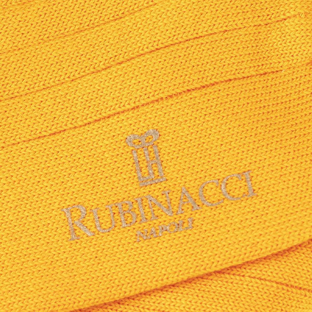 Rubinacci Calze in cotone a costa larga arancio Offerte giornaliere