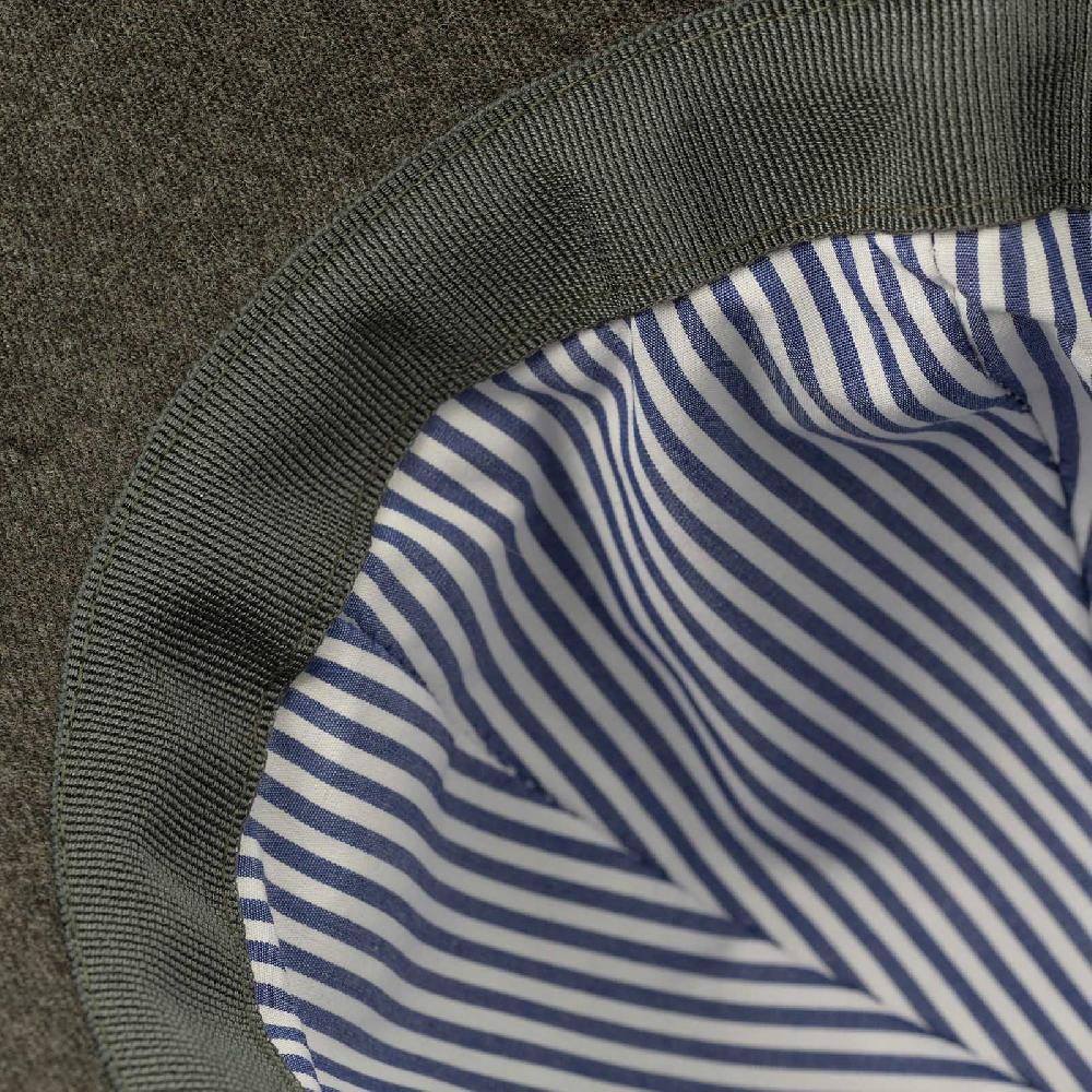 Rubinacci Cappello baseball in lana verde Sconti VIP