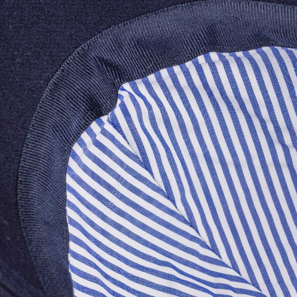 Rubinacci Cappello baseball in lana Skyfall blu Prezzo basso