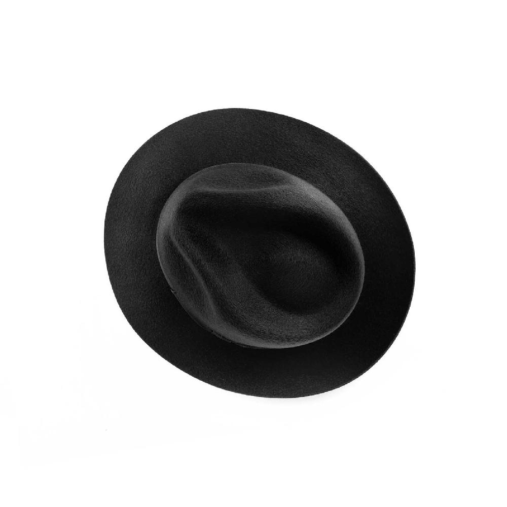 Rubinacci Fedora in cashmere nero Super Saving Price