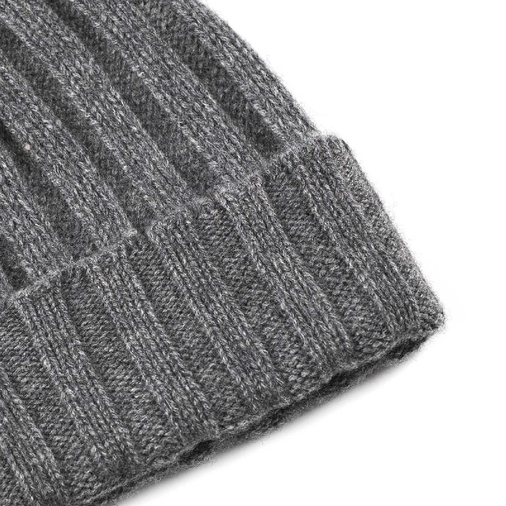 Rubinacci Cappello in cashmere grigio Ultimo giorno