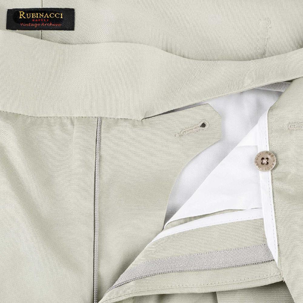 Rubinacci Vintage archive pantalone Manny in cotone ghiaccio Enormi sconti