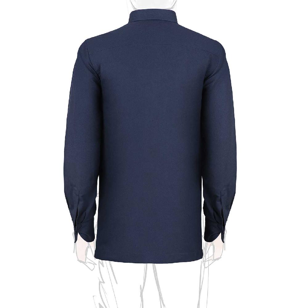 Rubinacci Vintage archive sahariana in cotone blu denim Vendita