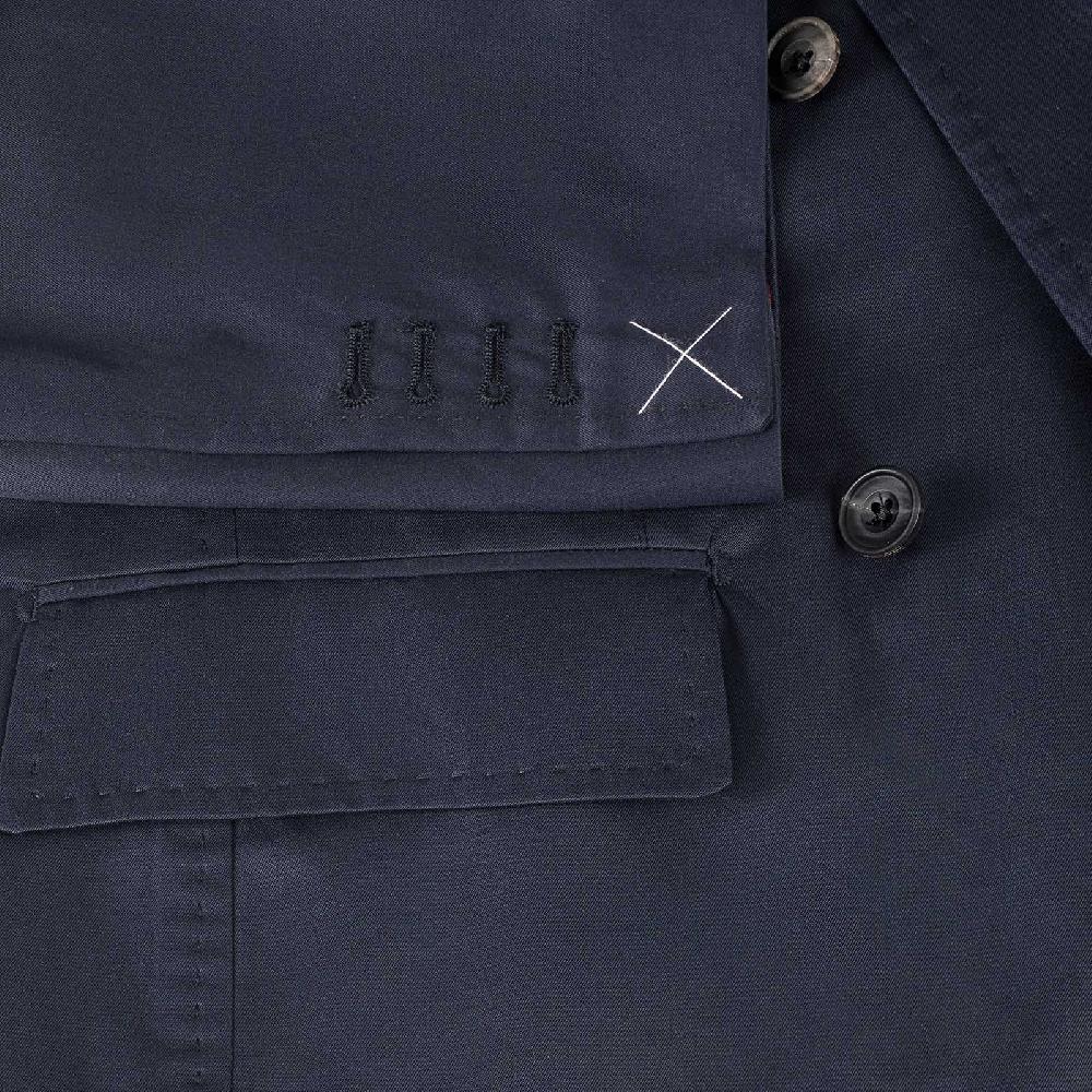 Rubinacci Vintage archive giacca in cotone blu Soddisfazione Garantita