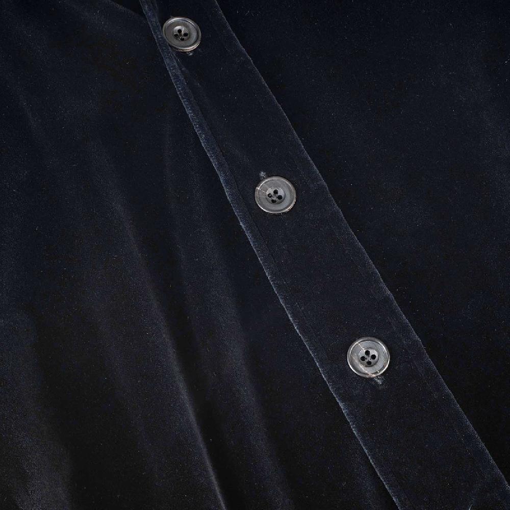 Rubinacci Overshirt in velluto nero Lightning offer