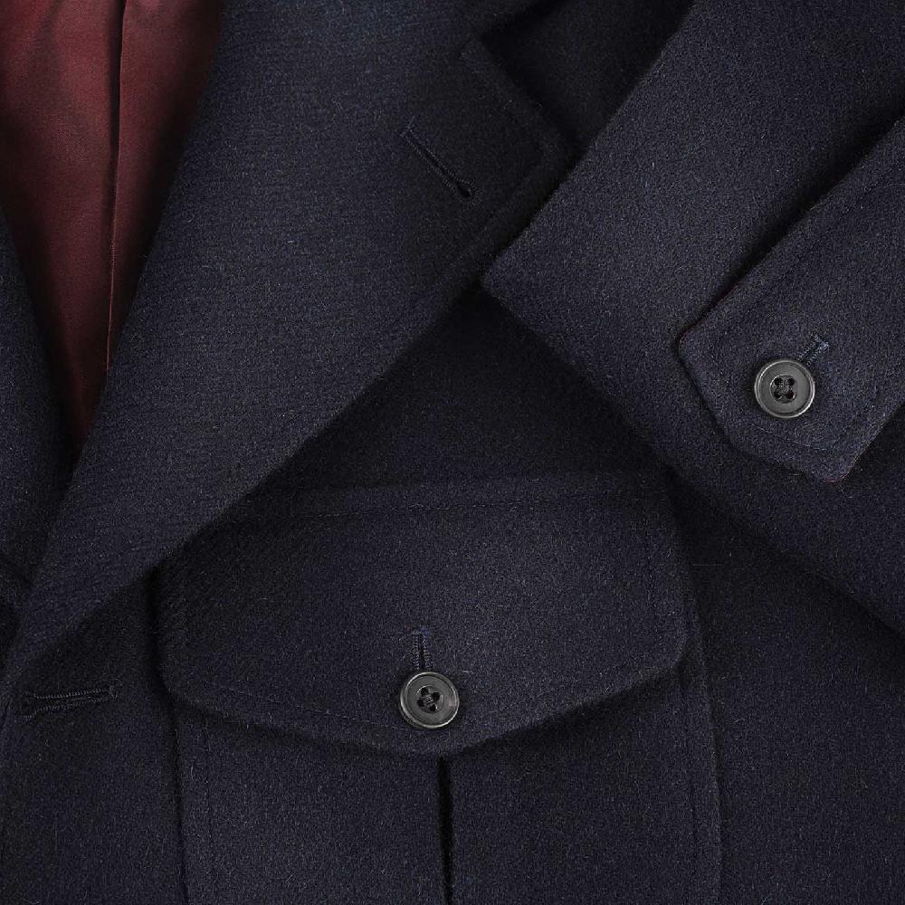 Rubinacci Giacca giorgio in cashmere blu Enormi risparmi