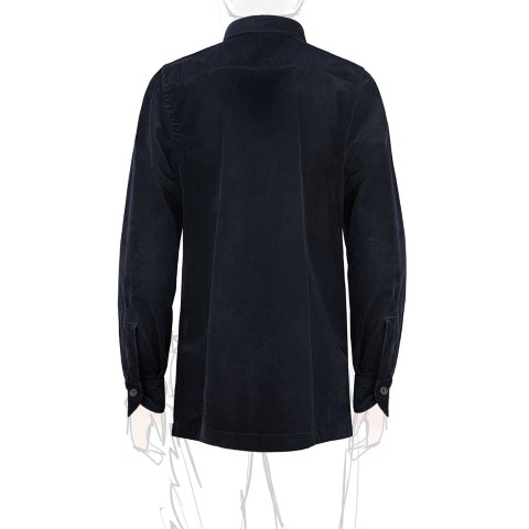 Rubinacci Sahariana in velluto blu Super Saving Price