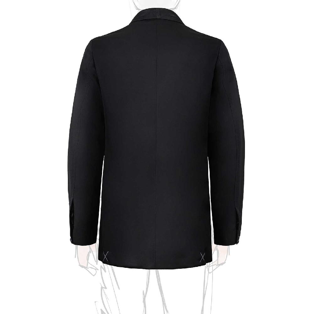 Rubinacci Giacca smoking in lana nera Fino al 50% di sconto