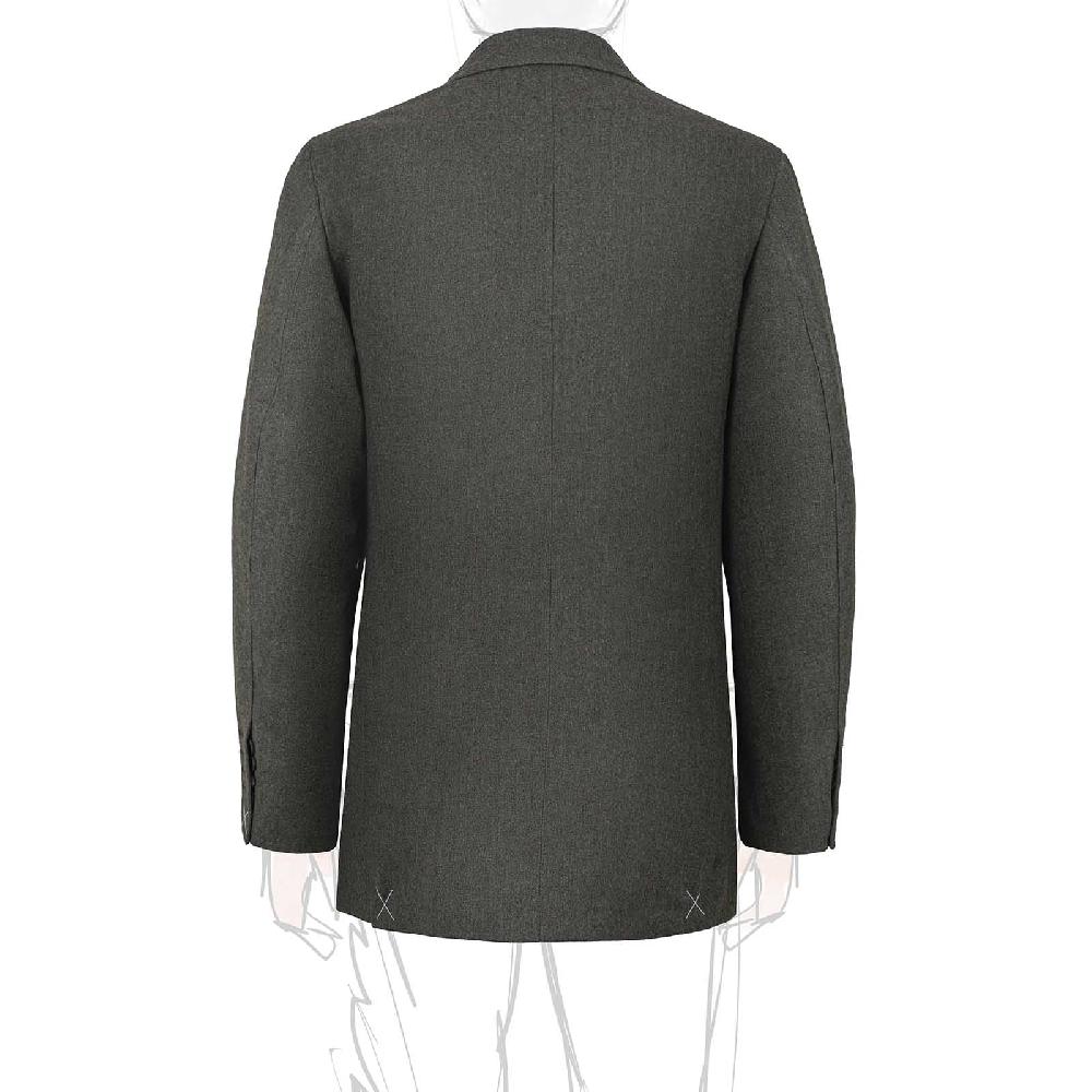 Rubinacci Giacca in lana verde Fino al 60% di sconto