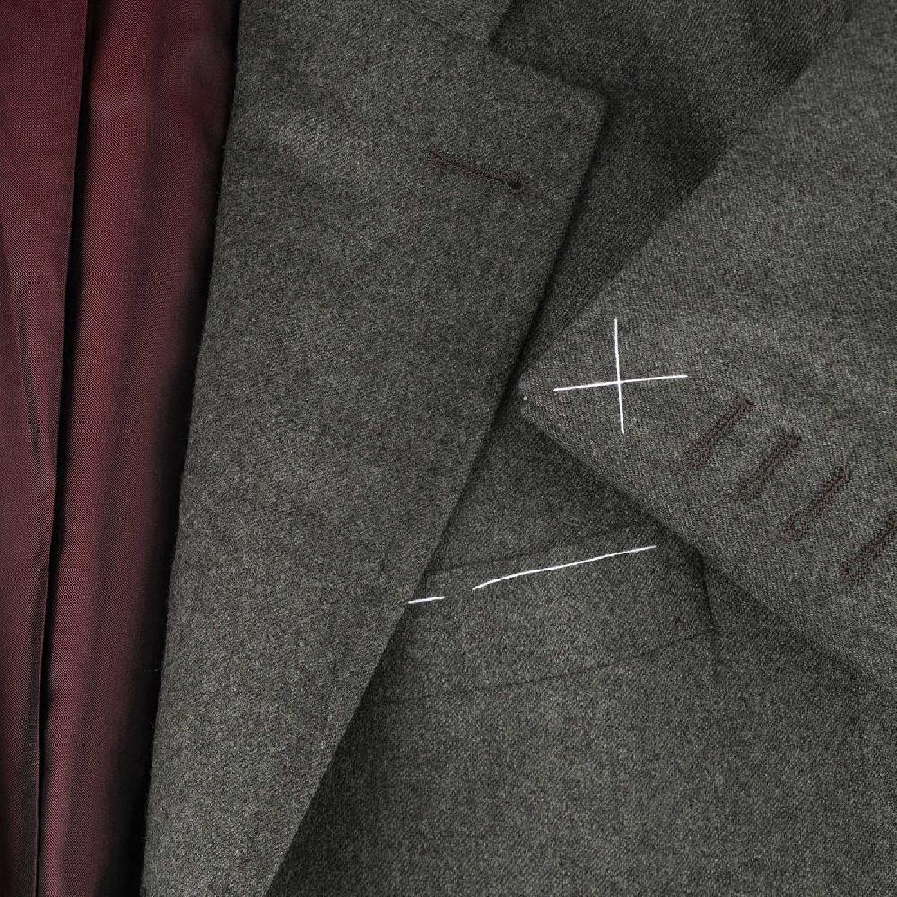 Rubinacci Giacca in lana verde Fino al 60% di sconto