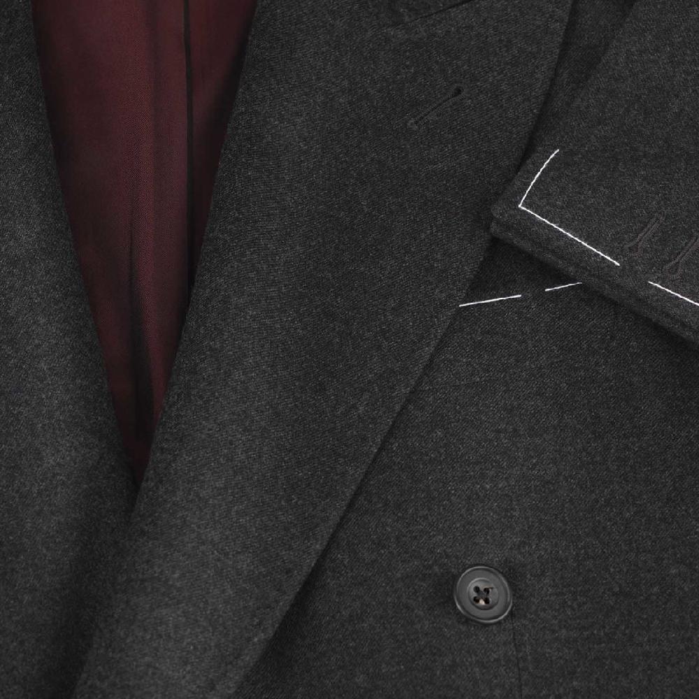 Rubinacci Giacca in flanella grigia Fino al 65% di sconto