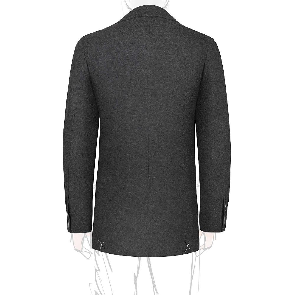 Rubinacci Giacca in flanella grigia Only for today