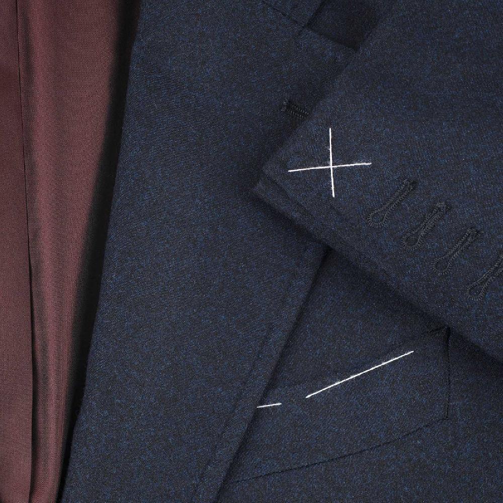Rubinacci Giacca in flanella blu Fino al 55% di sconto