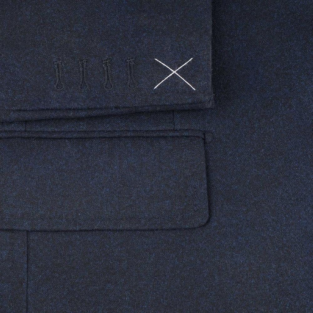 Rubinacci Giacca in flanella blu Fino al 55% di sconto
