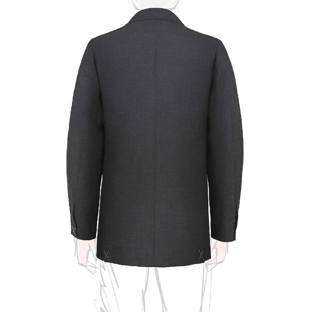 Rubinacci Giacca in hopsack grigio Discount Store per i nuovi prodotti