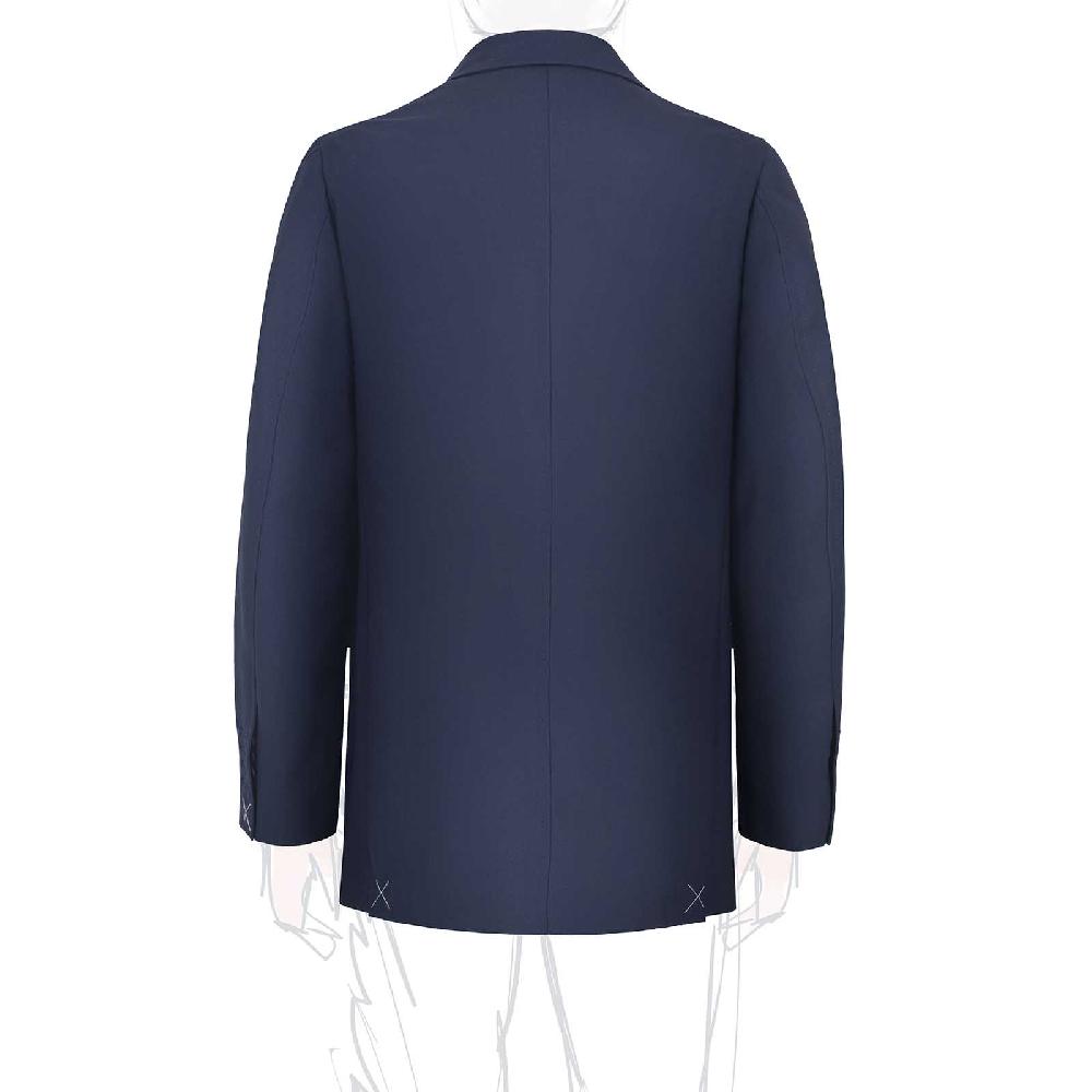 Rubinacci Giacca in hopsack blu Super sconto