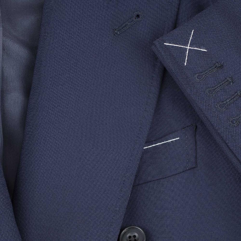 Rubinacci Giacca in hopsack blu Super sconto