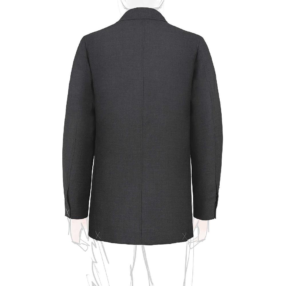 Rubinacci Giacca in hopsack grigio Enormi sconti