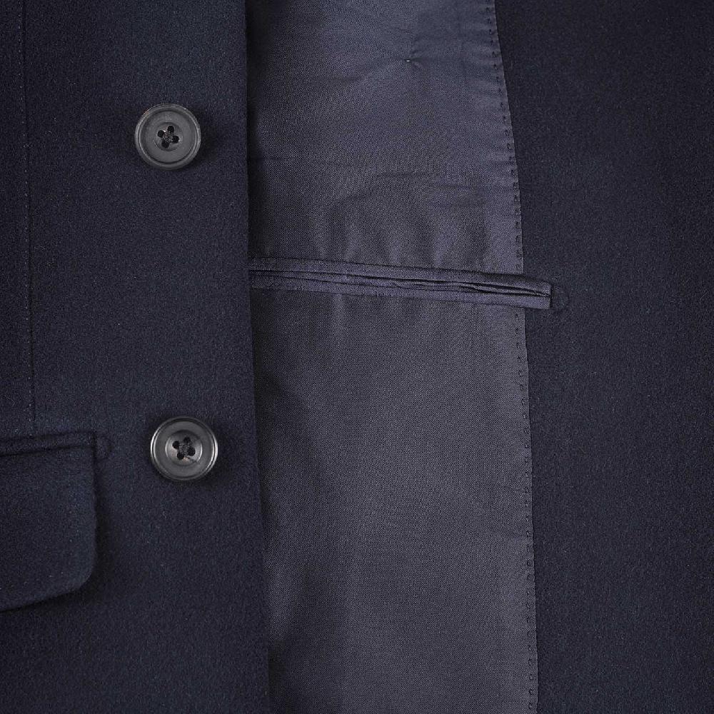 Rubinacci Giacca in lana blu Esporta salva