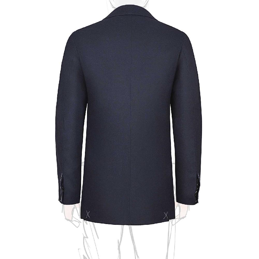 Rubinacci Giacca in flanella blu In vendita