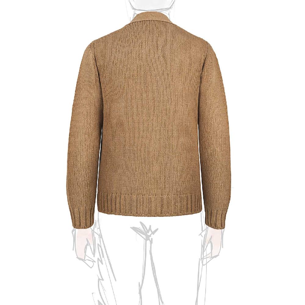 Rubinacci Cardigan cashmere rhum Online