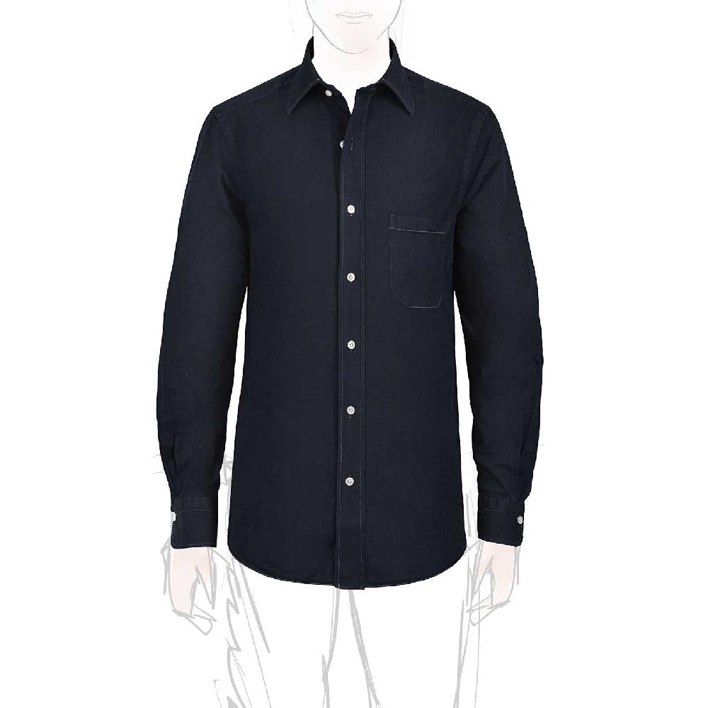 Rubinacci Camicia blu notte Negozio online di fabbrica