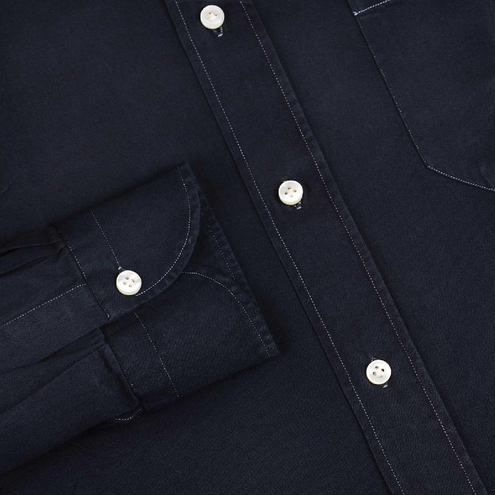 Rubinacci Camicia blu notte Negozio online di fabbrica