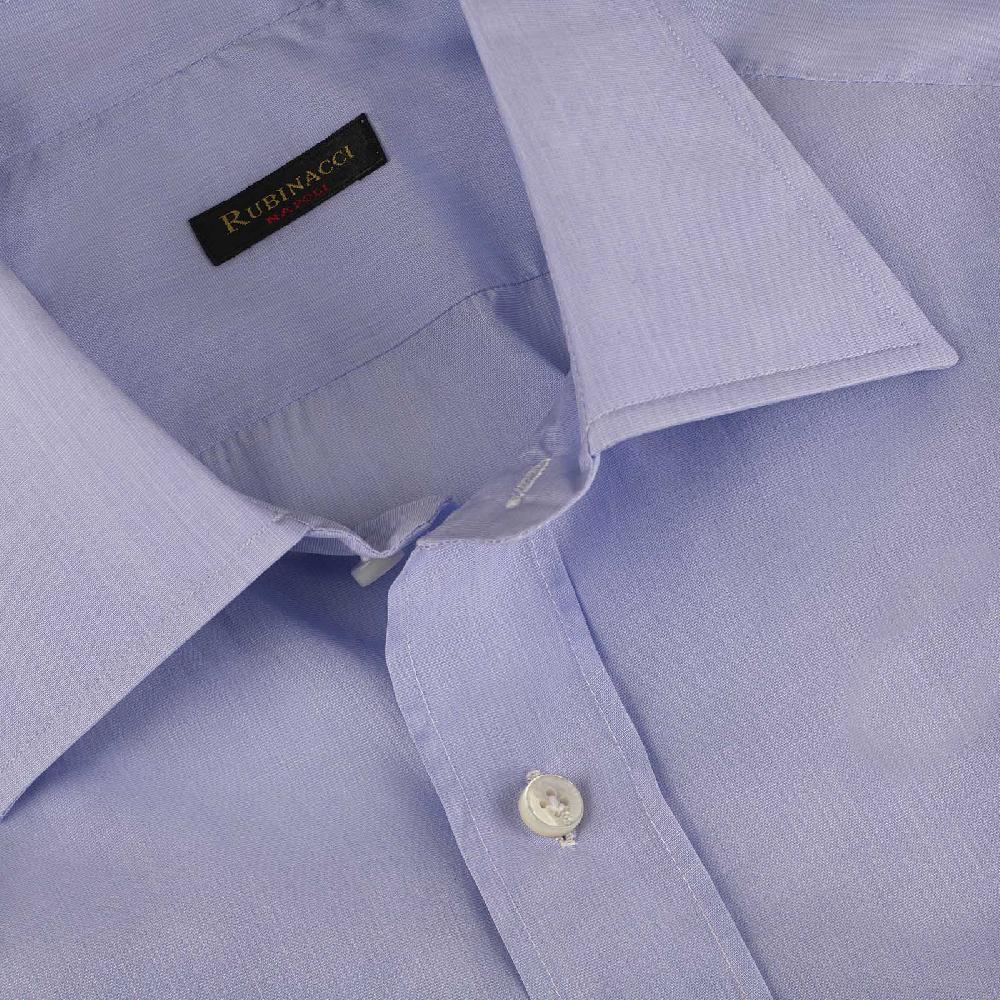 Rubinacci Camicia in cotone azzurra Offerta speciale