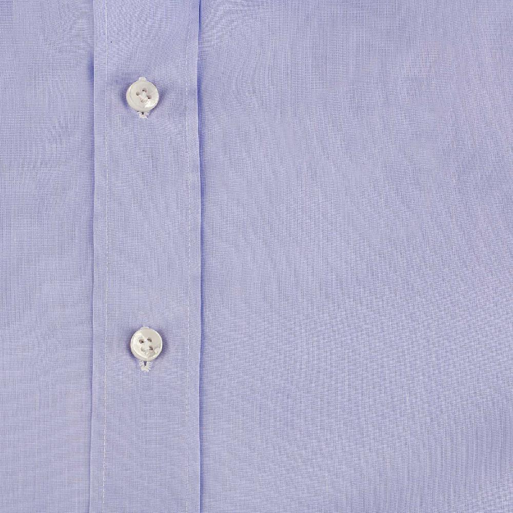Rubinacci Camicia in cotone azzurra polsi gemelli Shopping online