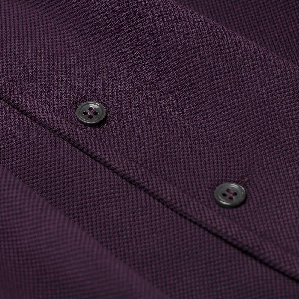 Rubinacci Camicia in piquet vino Vendite stagionali