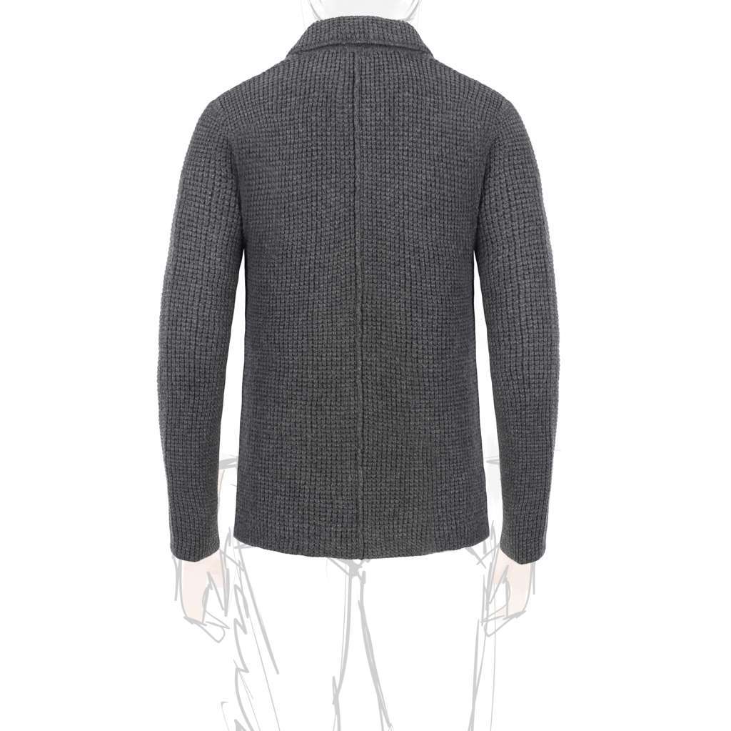 Rubinacci Cardigan cashmere grigio Cyber Monday