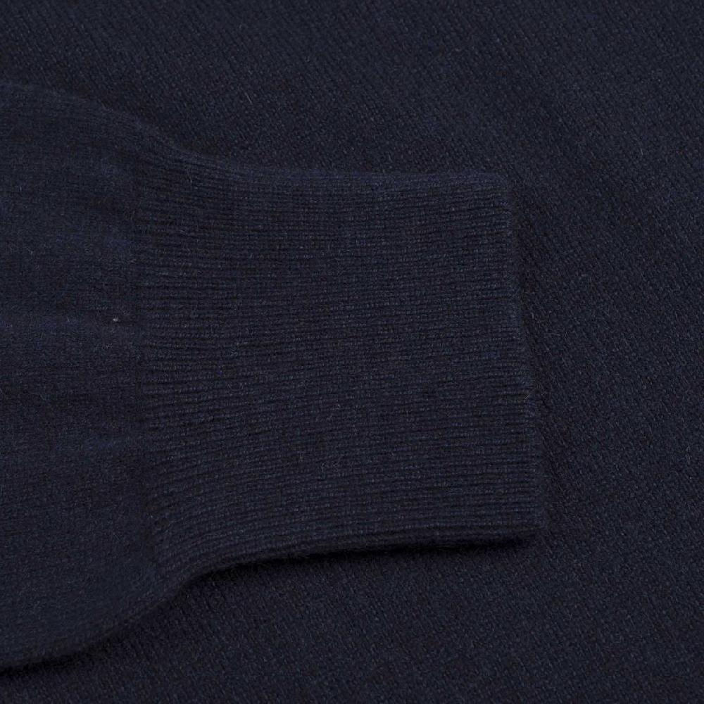 Rubinacci Girocollo in cashmere blu Offerta per la Festa della Mamma
