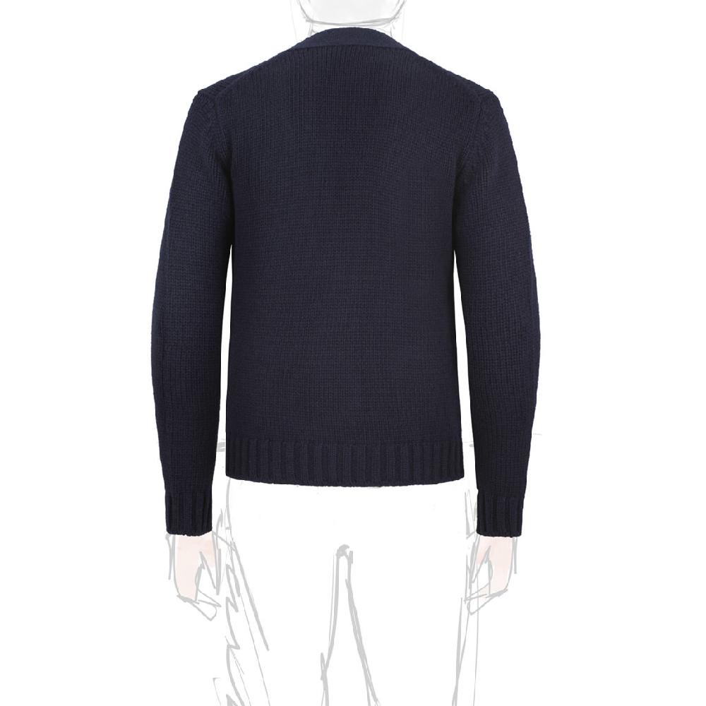 Rubinacci Cardigan cashmere blu Offerta Anniversario