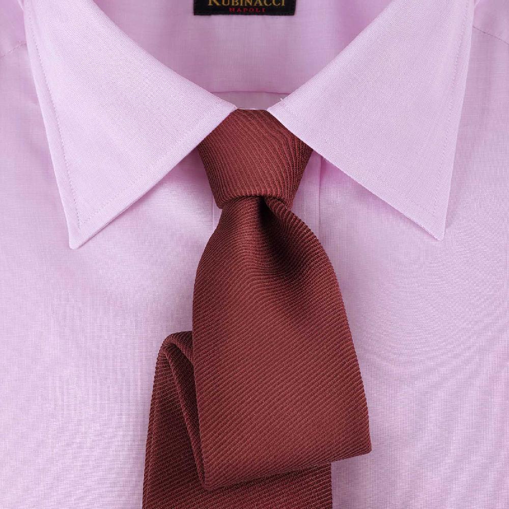Rubinacci Camicia in cotone rosa Offerta migliore