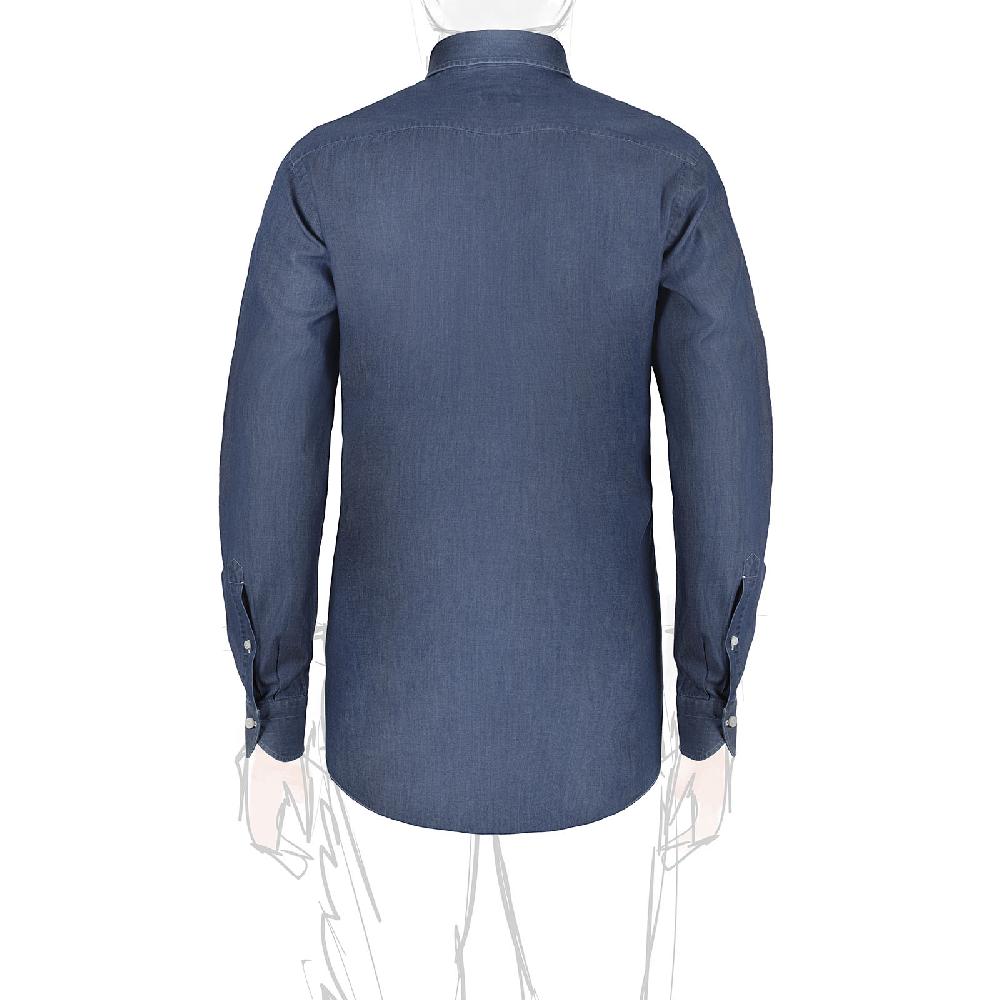Rubinacci Camicia jeans blu Offerte giornaliere