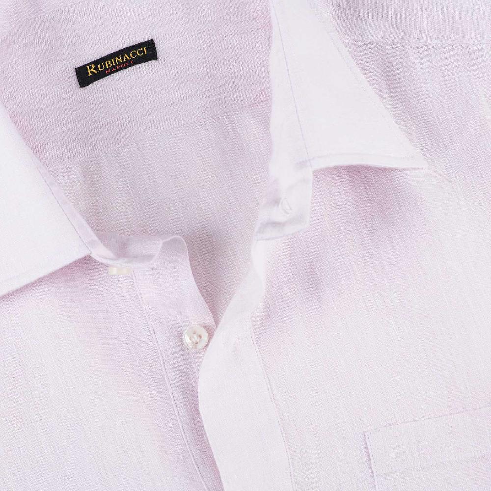 Rubinacci Polo in lino rosa Rilascio limitato