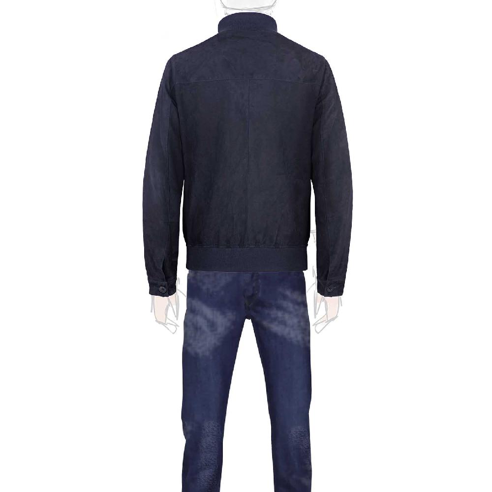Rubinacci Bomber in camoscio blu Ultimi due giorni