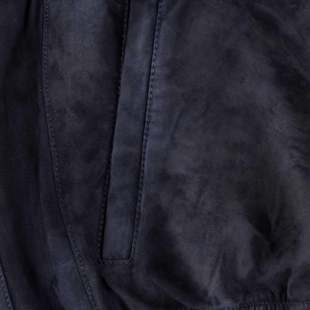 Rubinacci Bomber in camoscio blu Ultimi due giorni